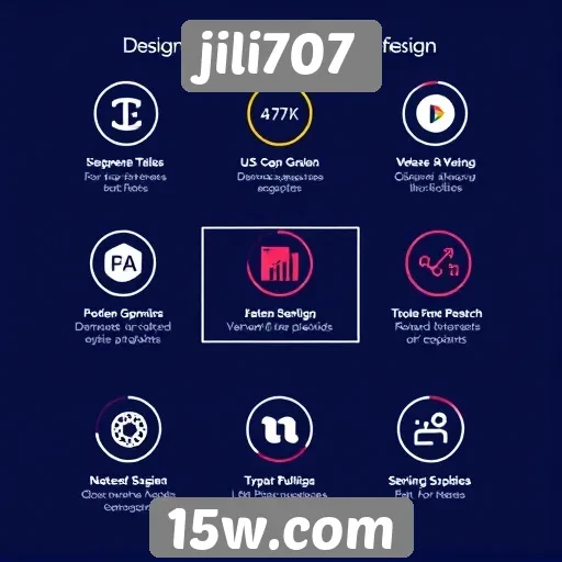 Características do design da plataforma jili707